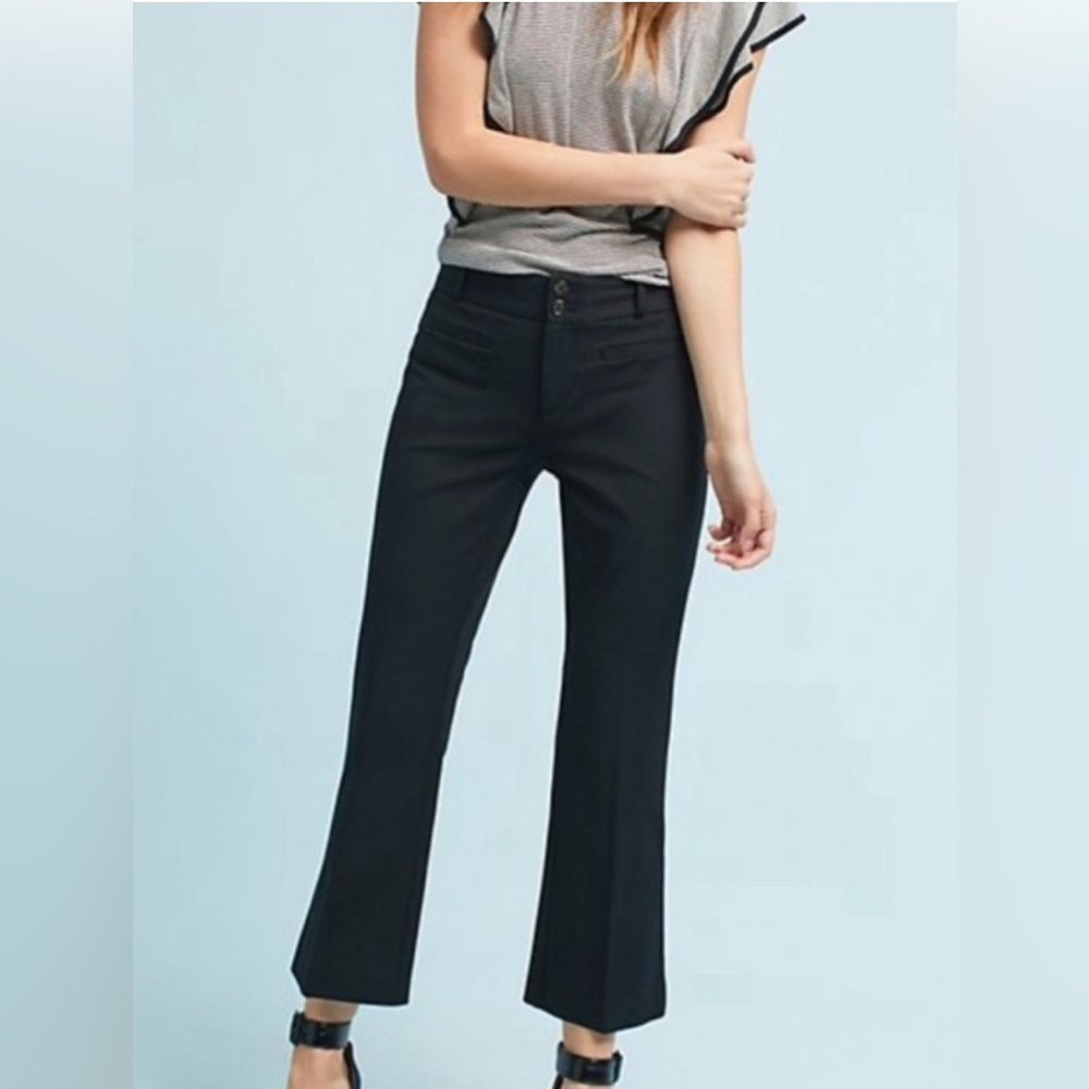 Anthropologie Ankle Flare Pants